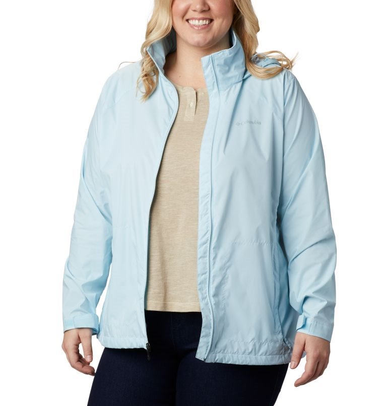 Women\'s Columbia Switchback III Jackets Light Blue | Plus Size CA-OC0AL